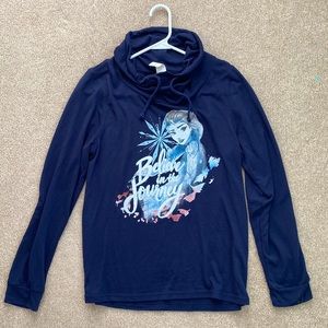 Elsa long sleeve shirt with cowl neck